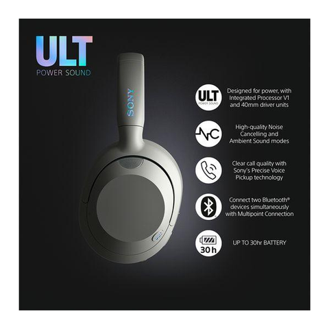 ULT Wear Wireless Bluetooth Noise-Cancelling Headphones