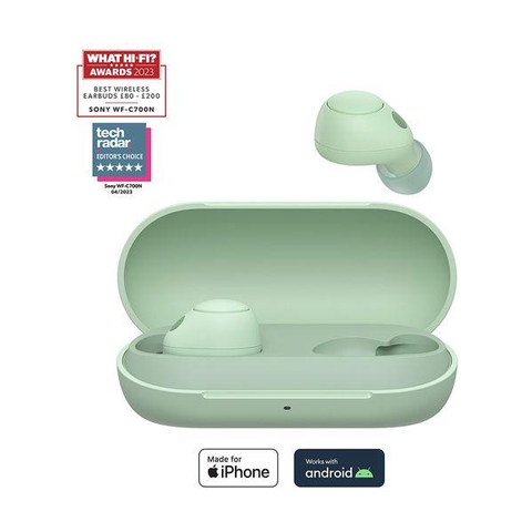 WF-C700N Wireless Bluetooth Noise-Cancelling Earbuds Sage