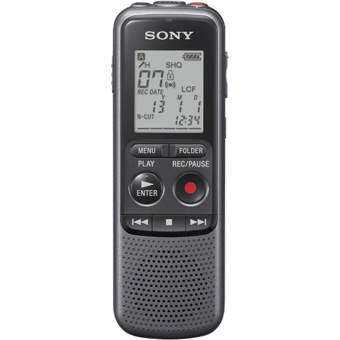 ICD-PX240 MP3 Mono Digital Voice Recorder with 4 GB Internal Memory and Long Battery Life