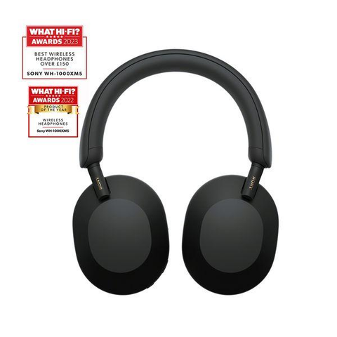 SONY WH-1000XM5 Wireless Bluetooth Noise-Cancelling Headphones - Black