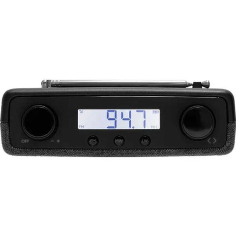 FM/MW/LW compact and portable, easy to operate FM radio in Black. Comes with batteries.