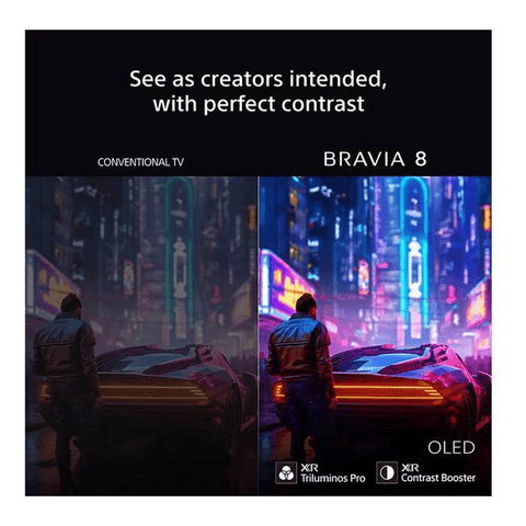 BRAVIA 8 65 inch OLED 4K HDR Google TV - Fotosound Jersey LTD.