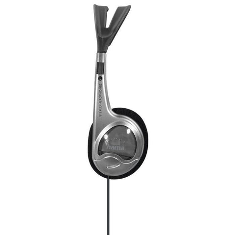 HAMA HK - 229 Stereo Headphones - Black, Silver - Fotosound Jersey LTD.