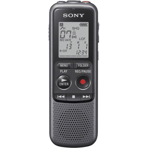 ICD - PX240 MP3 Mono Digital Voice Recorder with 4 GB Internal Memory and Long Battery Life - Fotosound Jersey LTD.