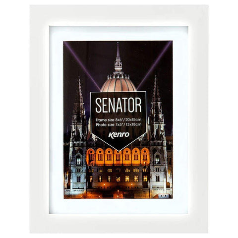 Kenro Senator A4 Frame with 9x6 Insert - White - Fotosound Jersey LTD.