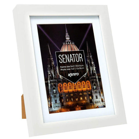 Kenro Senator A4 Frame with 9x6 Insert - White - Fotosound Jersey LTD.