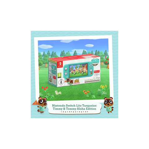 Nintendo Switch Lite Animal Crossing Bundle - Turquoise - Fotosound Jersey LTD.