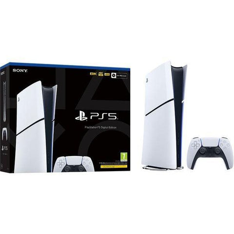 PlayStation 5 Digital Edition (Model Group – Slim) 1 TB - Black / White - Fotosound Jersey LTD.