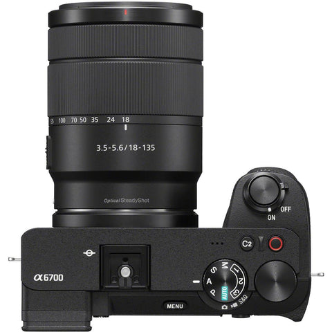 Sony Alpha 6700 Mirrorless Camera with 18 - 135 lens - Fotosound Jersey LTD.