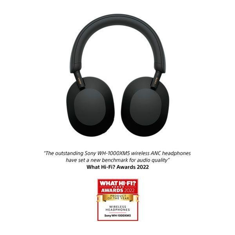 SONY WH - 1000XM5 Wireless Bluetooth Noise - Cancelling Headphones - Black - Fotosound Jersey LTD.