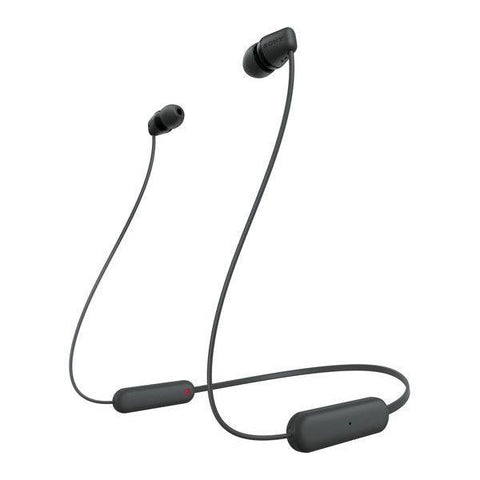 SONY WI - C100 Wireless Bluetooth Earphones - Black - Fotosound Jersey LTD.