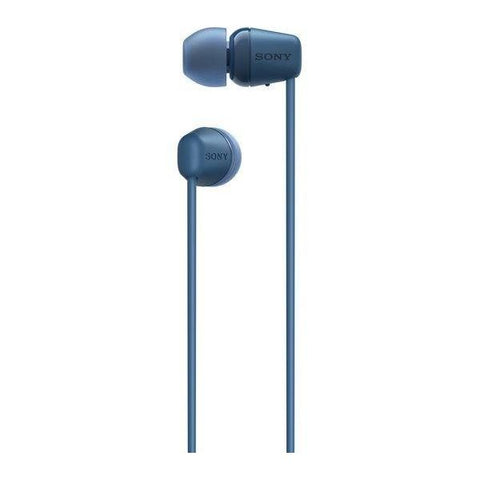 SONY WI - C100 Wireless Bluetooth Earphones - Blue - Fotosound Jersey LTD.
