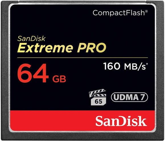 SanDisk SanDisk Extreme Pro 64 GB 160 MB/s CompactFlash Memory