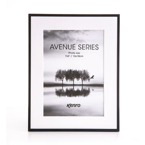 Kenro Avenue Frame 9x7" Mat 7x5" Black