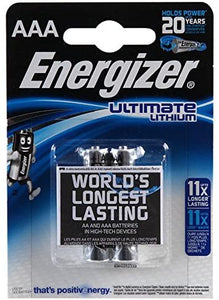 Energizer Lithium AAA 2 Pack