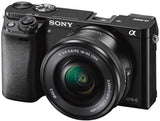 Sony α6000 E-mount camera zoom kit with 16-50mm black