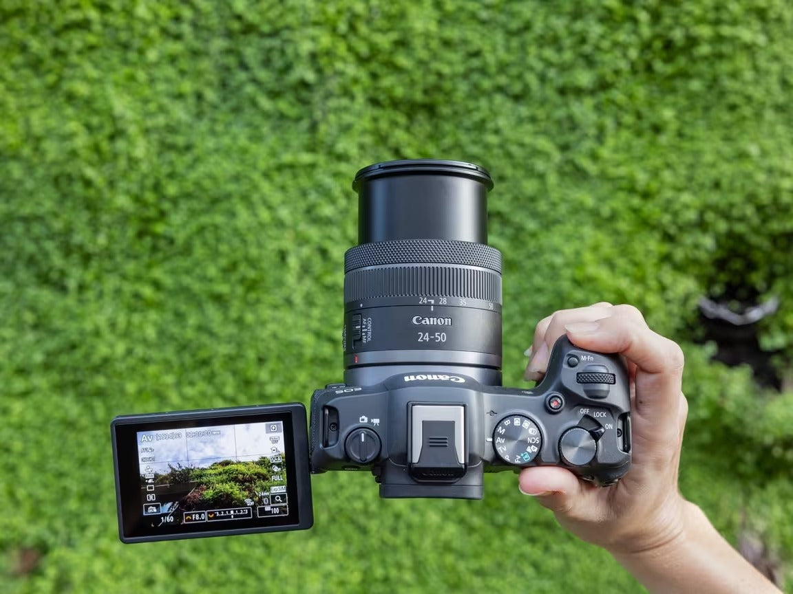 Canon camera being used for video
