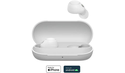 WF-C700N Wireless Bluetooth Noise-Cancelling Earbuds White