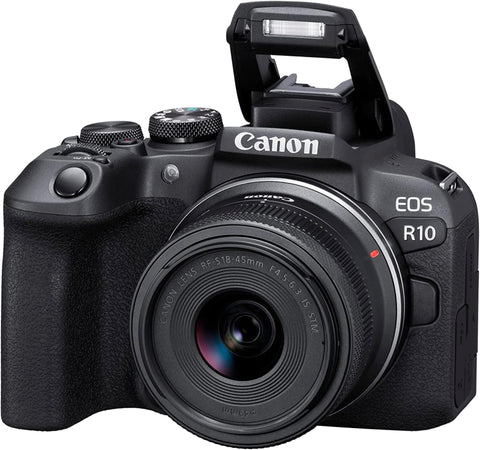 Canon EOS R10 Mirrorless Camera + RF-S 18-45mm F4.5-6.3 IS STM Lens