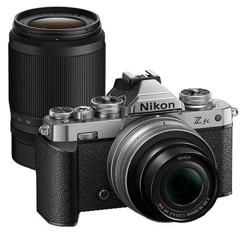 Nikon Z fc with 16-50mm and 50-250mm lens
