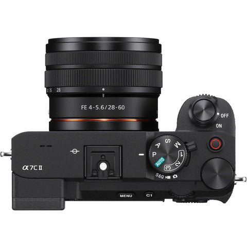 Sony Alpha 7C II Mirrorless Camera with 28-60 lens, Black