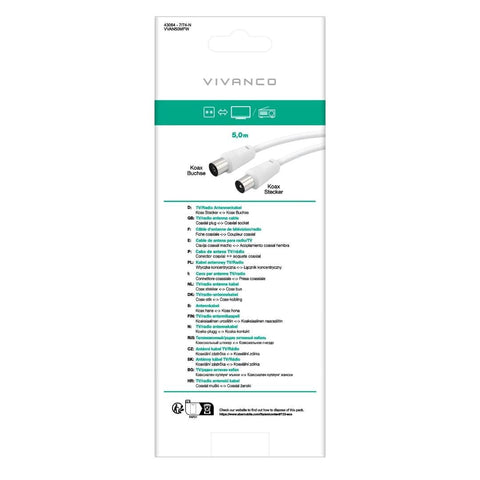 7/74-N Coax Plug - Coax Plug 5m - Fotosound