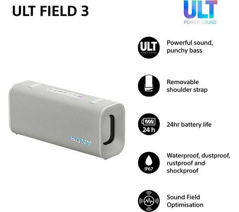 SONY ULT FIELD 3 Portable Bluetooth Speaker - White