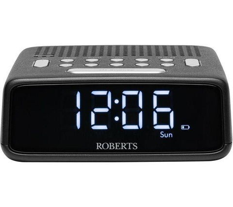 ROBERTS Ortus FM Clock Radio - Black