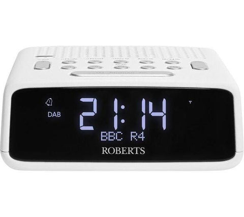 ROBERTS Ortus DAB+/FM Clock Radio - White