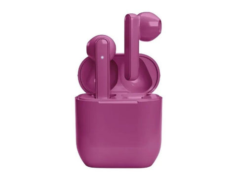 MUSIC HERO Nubox True Wireless Stereo Semi In-Ear Headphone with 300 mAh Charging Case - Purple