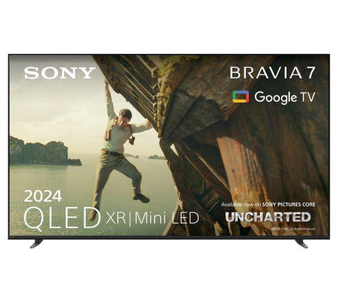 SONY BRAVIA 7 65" Smart 4K Ultra HD HDR QLED Mini LED TV with Google TV & Assistant