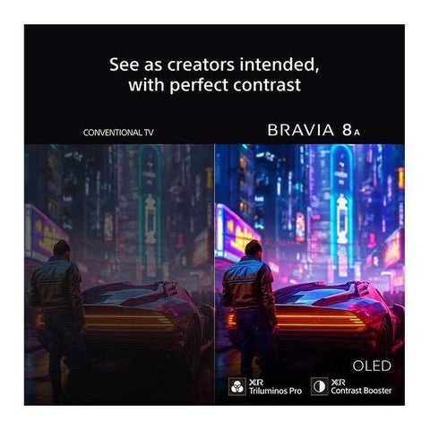 SONY BRAVIA 8A 55” OLED 4K HDR AI Smart TV - K55XR8AB