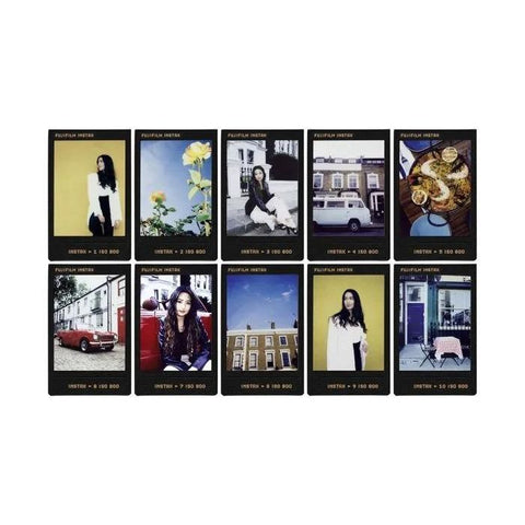 Fujifilm Instax Mini Film - Contact Sheet - 10 Shots