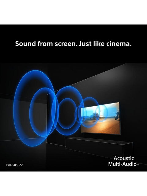 Bravia 7 II K55XR75M2B (2026) RGB HDR 4K Ultra HD Smart Google TV, 55 inch with Dolby Atmos, Black
