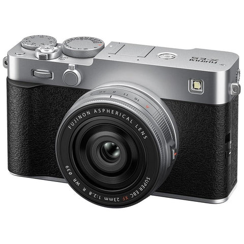 Fujifilm X-E5 Silver with XF23mm F2.8 R WR Lens
