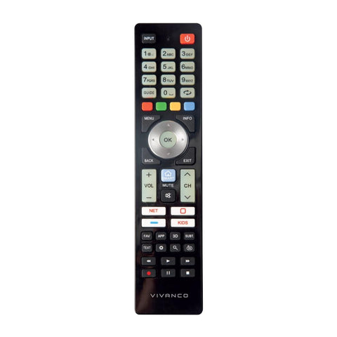 Vivanco Universal Remote for Samsung, LG, Sony, Philips & Panasonic TVs
