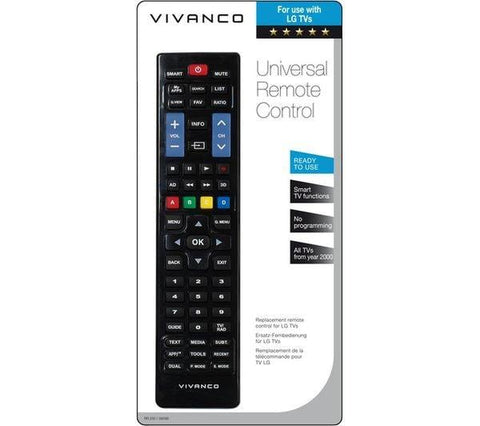 Vivanco RR 230 Replacement Remote for LG TVs