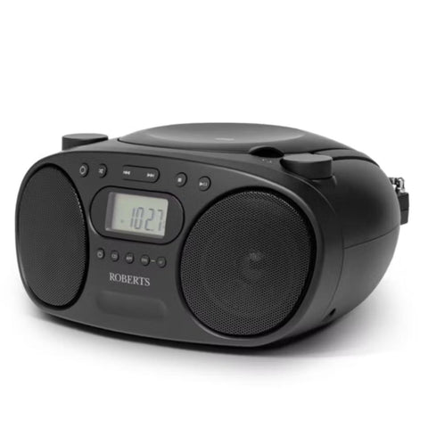 Roberts Zoombox FM/AM CD Boombox - Black