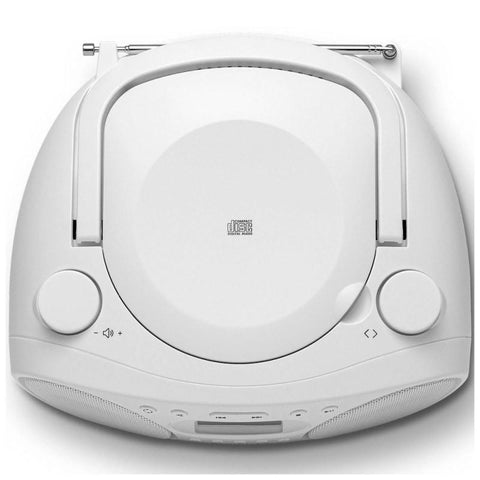Roberts Zoombox FM/AM CD Boombox - White