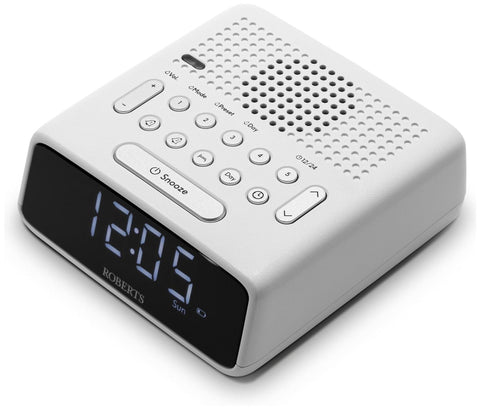 Roberts Ortus FM Clock Radio - White