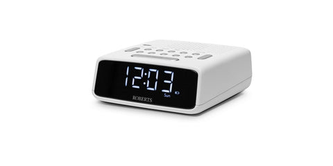 Roberts Ortus FM Clock Radio - White