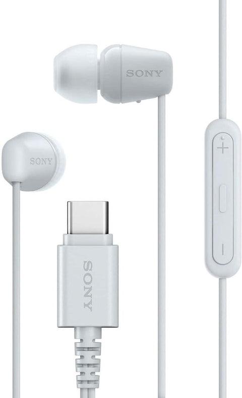 Sony IER-EX15C USB-C Wired In-Ear Headphones - White