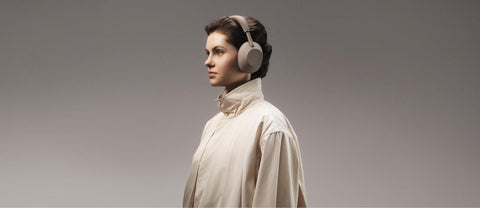 Sony WH-1000XM6 Wireless Noise-Cancelling Headphones - Sandstone