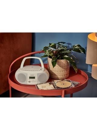 Roberts Zoombox 4 DAB+/FM CD Bluetooth Boombox - White