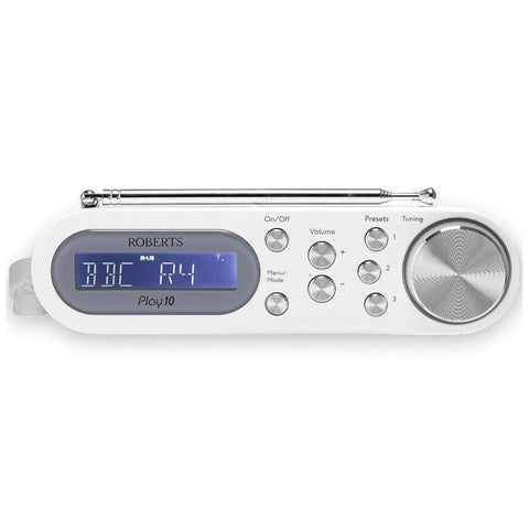 Roberts Play 10 DAB+/FM Portable Radio - White
