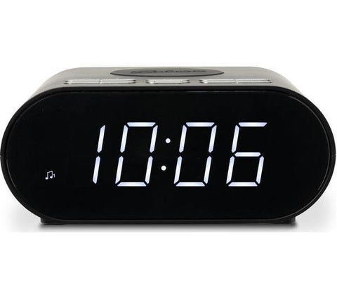 Roberts Ortus Charge FM Clock Radio - Black