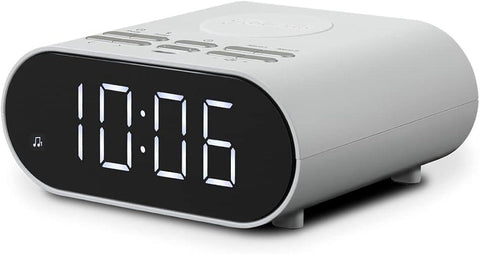 Roberts Ortus Charge FM Clock Radio - White