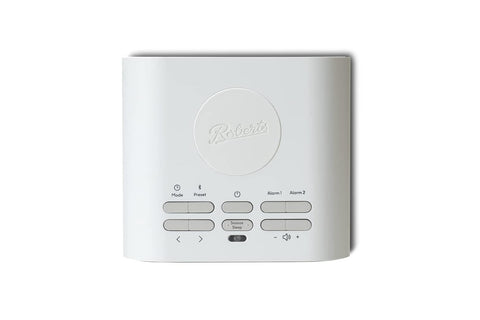Roberts Ortus Charge FM Clock Radio - White