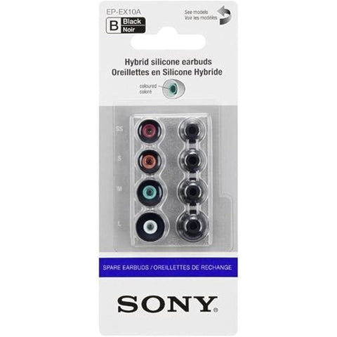 Sony EP-EX10A Replacement Silicone Earbuds - Black