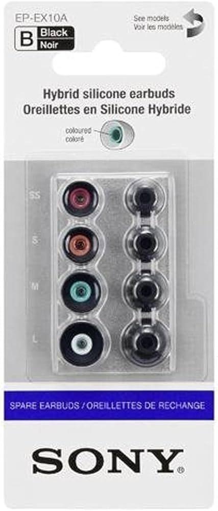 Sony EP-EX10A Replacement Silicone Earbuds - Black